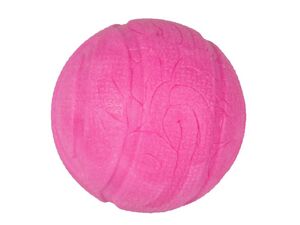 Flamingo hračka pro psa míček 6,5 cm s vůní maliny růžová