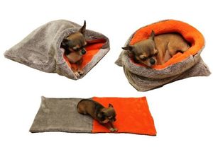 Marysa spací pytel Mini 37 x 40 cm 3 v 1 barva 10 hnědá světlý melír oranžová doprodej