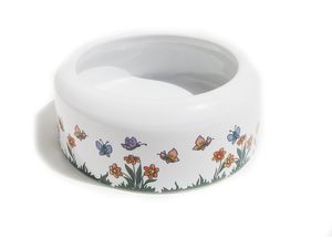 Flamingo keramická miska pro hlodavce 700 ml , 16 x 16 x 5,5 cm proti vyhazování