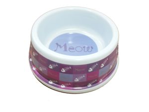 Tatrapet miska tvrdá 0,15 l / 12,5, cm pro kočky s rybičkami fialová 483.61
