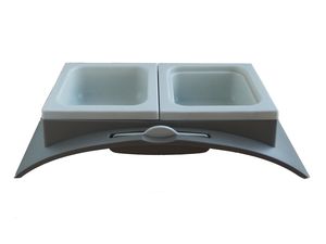 Georplast dvojmiska 33 x 17 x 7,5 cm na vaničky 150 g - 300 g šedá
