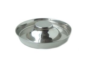 Miska nerezová pro štěně zvýšený střed, průměr 37 cm 8.006