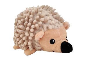 Nayeco hračka pro psa ježek 19 cm pískací plyšová béžová