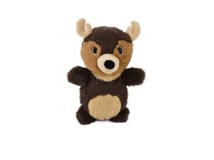 Nayeco hračka pro psa sob 22 cm pískací plyšová hnědá