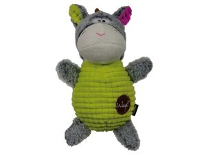 Nayeco hračka pro psa osel plyšový 24 cm zelený