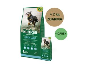 Nutrican Junior Large 15kg +2 kg zdarma