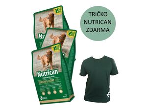 Balíček 3 x Nutrican senior 3 kg + dárek tričko