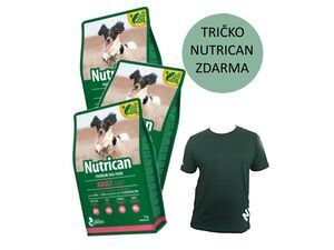Balíček 3 x Nutrican Adult 3 kg dárek tričko