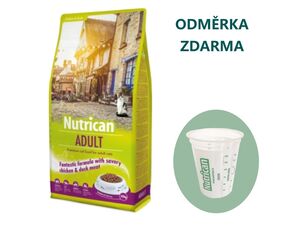 Nutrican adult kuřecí 10 kg + dárek Nutrican odměrka na krmivo