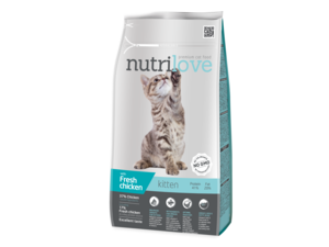 Nutrilove Kitten 1,4 kg s kuřecím masem