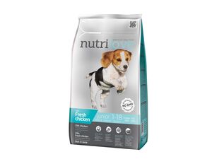 Nutrilove granule pro psy Junior S & M s čerstvým kuřecím 1,6 kg