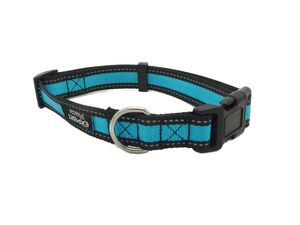 Tatrapet Pet Expert obojek na psa Basic 25 mm x 35-50 cm nylon reflexní modrý