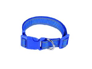 Tatrapet Benny obojek na psa Basic 25 mm x 35-50 cm nylon reflexní modrý