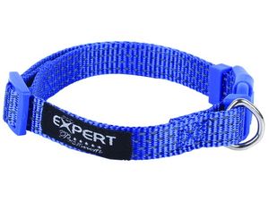 Tatrapet Pet Expert obojek na psa Basic 25 mm x 40-60 cm nylon reflexní modrý