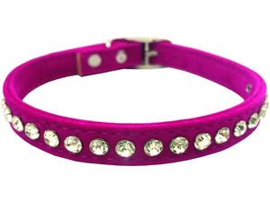 Tatrapet Pet Expert obojek na psa 10 mm x 30 cm zdobený růžový