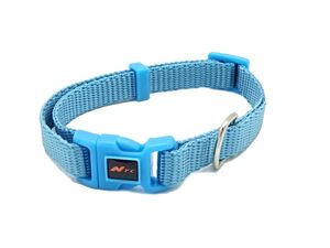 Nayeco obojek Basic Azul nylon modrý 15 mm x 33 - 40 cm