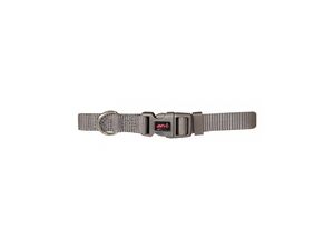 Nayeco obojek Basic Vison nylon šedý 20 mm x 40 - 55 cm