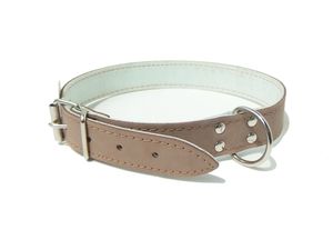 Sedlářství Doležel Obojek na psa kožený maxi 65cm/28mm tmavě hnědý