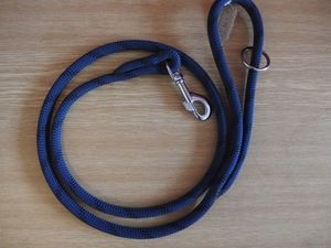 Vodítko lano průměr 12mm/150cm modro-černé doprodej
