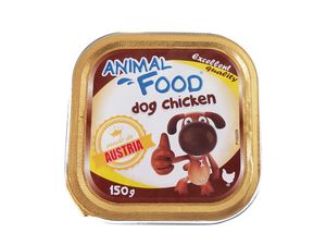 Animal Food vanička pes adult 150g kuře