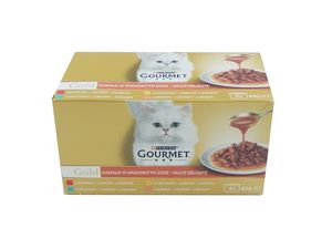 Gourmet gold Delight 4 x 85 g kuře ve šťavnaté omáčce SLEVA 524