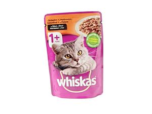 Whiskas adult drůbeží ve šťávě 100 g kapsa SLEVA