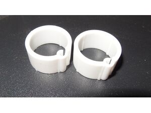 Kroužky pro slepice průměr 18mm bílé 23223