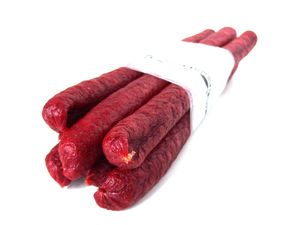MIRAmar klobása XS 6 ks s kolagenem červená