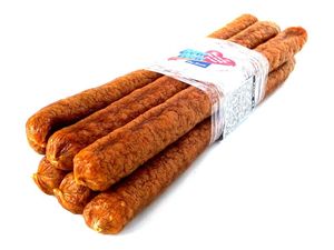 MIRAmar klobása XS 6 ks s kolagenem , játry a jukou žlutá