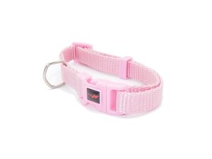 Nayeco obojek Basic Rosa nylon růžový 20 mm x 40 - 55 cm