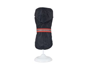 Nayeco pláštěnka pro psa Marino s reflexním proužkem 25 cm obvod 42 cm s kaoucí modrá