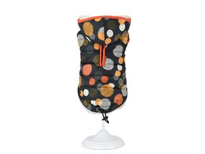 Nayeco vesta pro psa 50 cm, obvod 70 cm s kožíškem s oranžovo-žlutými tečkami doprodej
