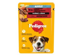 Pedigree adult hovězí telecí a jehněčí ve šťávě 100g kapsa 