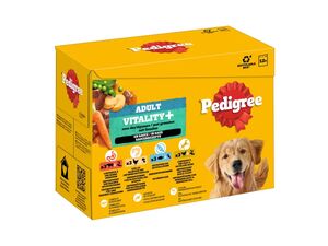 Pedigree adult 12 x 85 g  kapsa Vitality mixovaný výběr hov.,kuře,ryba,drůbež ve šťávě