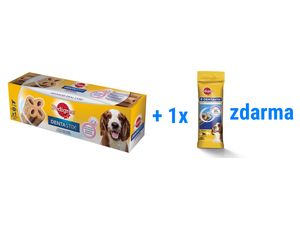 Pedigree Denta Stix TW Weekly M 80 g pes 10 - 25 kg SLEVA, dárek 1 Stix