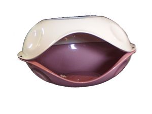 Georplast pelech Duck Plain 57 x 47 cm plastový bílo růžový