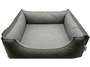 Pelech pro psy DUO Grey 70 cm x 60 cm s polštářem