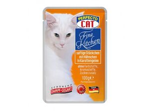 Perfecto Cat Fine kapsa kuřecí v mrkvovém želé 100 g