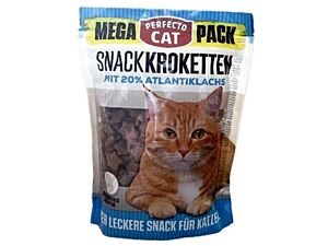 Perfecto Cat Mega Kroketten snack 20 % s atlanským losos 150 g