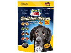 Perfecto Dog plněné polštářky mix 100 g hovězí,kuře,losos