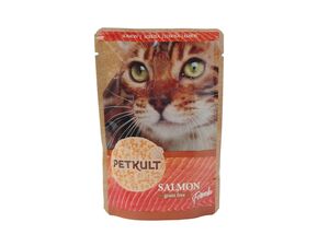 Petkult adult cat kapsička 100 g losos grain free