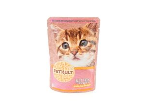 Petkult kitten cat kapsička 100 g krůtí grain free