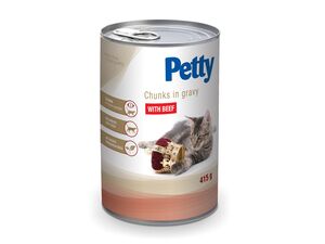 Petty hovězí 415 g v omáčce doprodej