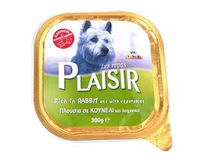PLAISIR vanička 300g dog králík 3.021