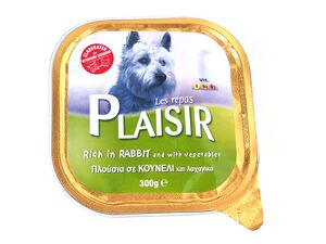 PLAISIR vanička 300g dog králík 3.021