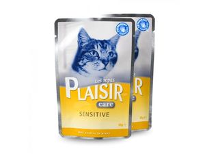 PLAISIR Care Sensitive kapsička 85 g cat kuře ve šťávě 440