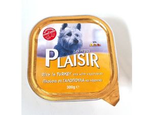PLAISIR vanička 300g dog krůta 3.024