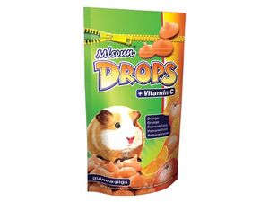 Mlsoun drops pro morče pomeranč+vitamín C 75g 6083