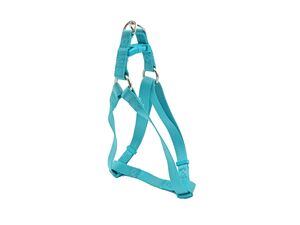 Papillon postroj pro psa Basic nylon tyrkysový 20 mm x 46 - 75 cm