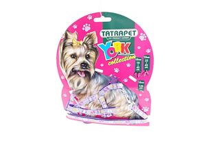 Tatrapet york postroj pro psa clasic H a vodítko pro psa 10mm x 18-45 cm/ 120 cm fialový